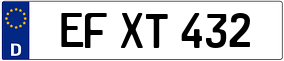 Truck License Plate
